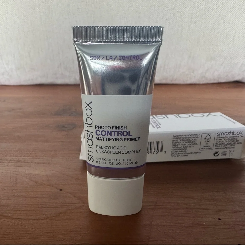 NEW IN BOX Smashbox travel size Photo Finish Control Mattifying Salicylic Primer